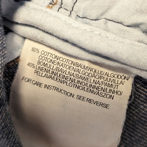 Mexx Linen Blend Denim Blazer - Picture 2 of 5